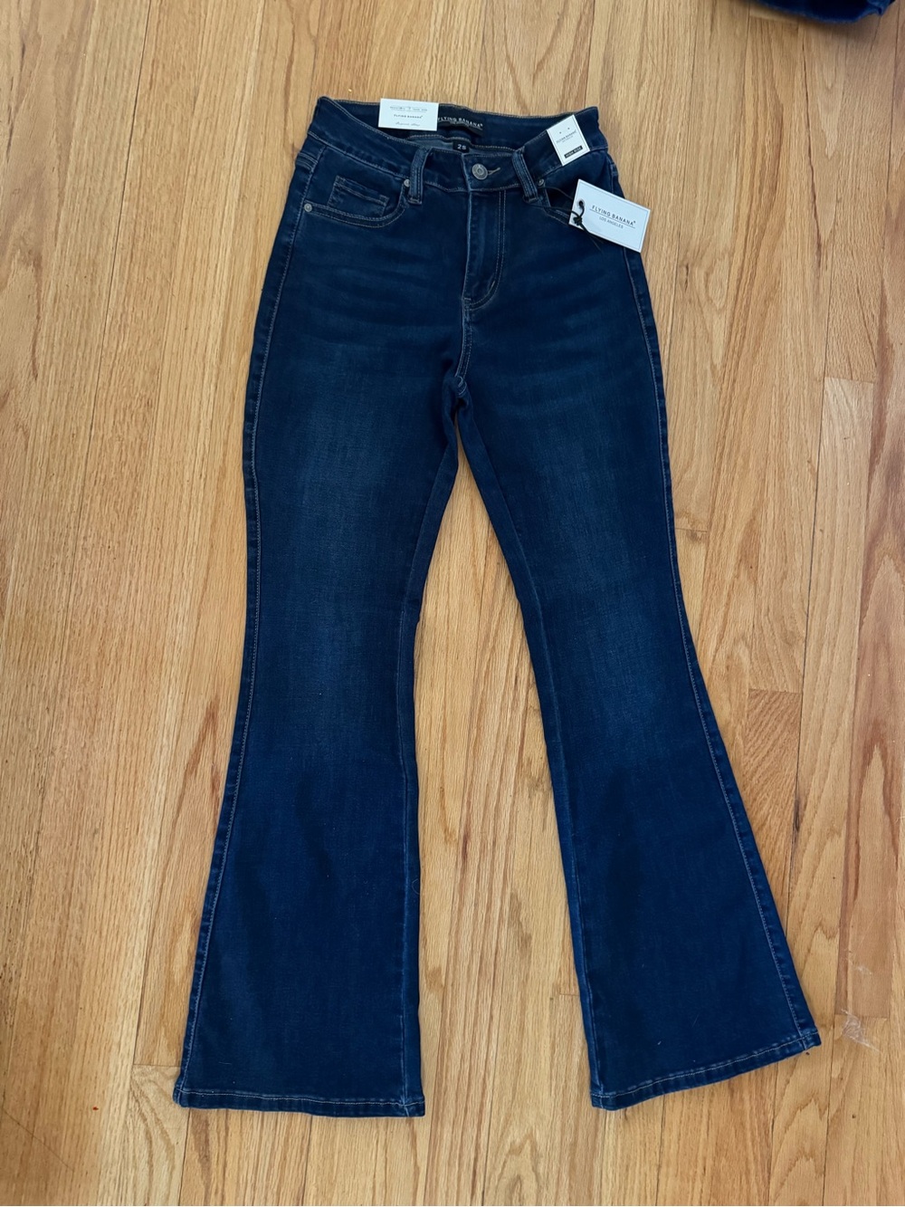 Flying Tomato Dark Blue Boot Cut Jeans NWT!!